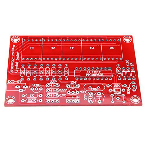 DIY цифровой светодиодный 1 Гц 50 МГц кварцевый генератор счетчик частоты метр