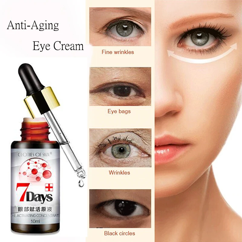 

Wrinkle Repair Eye Cream Essence Serum Anti-Aging Anti-Puffiness Fine Lines Remove Dark Circles Skin Care Eyes Creams Beauty