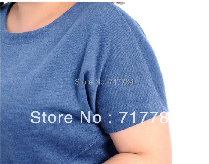 Brand Designer Dress Stars Style Fat Women Cashmere Plus Big Size Fashion Short Sleeve LargeLoose BasicElegant dressPWD010 | Женская