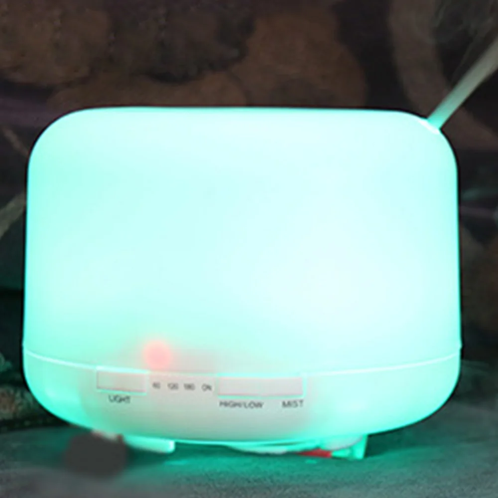 Glantop 300 мл 500 Диффузор Ультразвуковой Увлажнитель LED Цвет Изменение Свет Лампы Lonizer