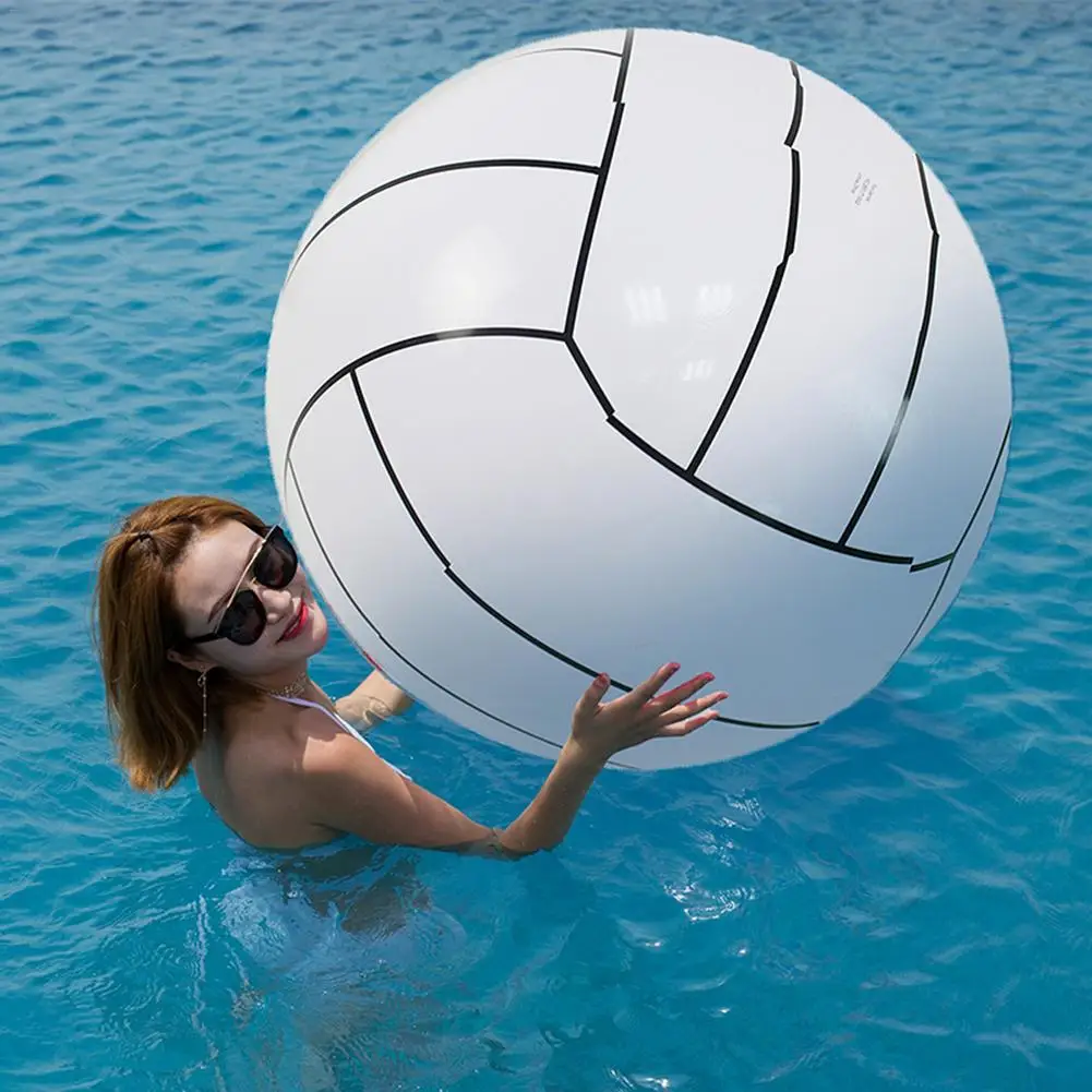 80 см гигантский надувной пляжный мяч для взрослых детей водные шары