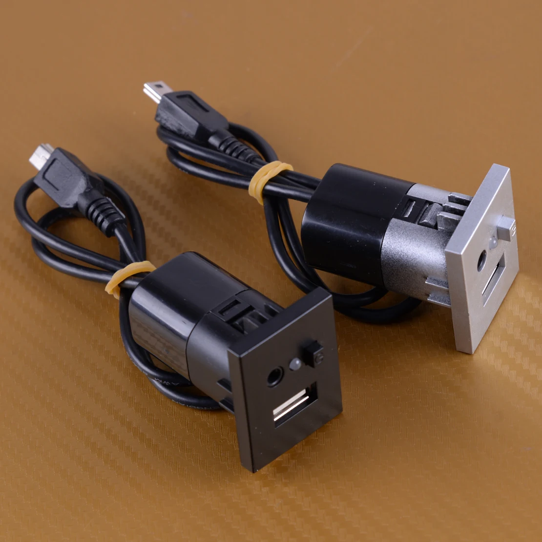 

CITALL MINI USB Dash панель входной модуль подключения точка MP3 3,5 мм разъем черный/серебристый подходит для Ford Focus