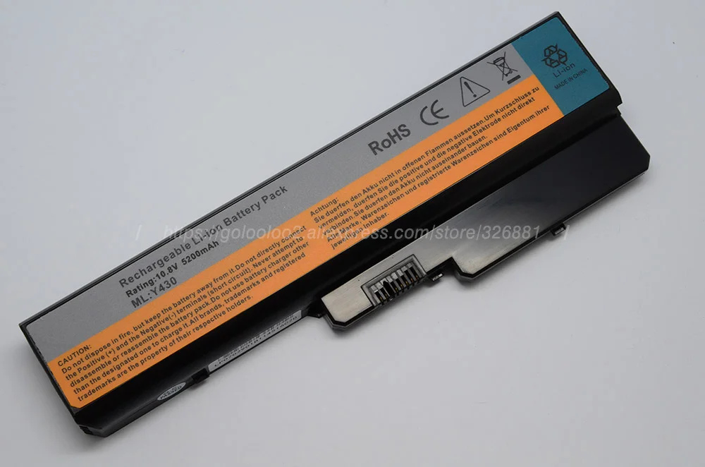 Golooloo 4400 мА/ч 11 1 В 6cell ноутбук аккумулятор для Lenovo IdeaPad L08O6D01 L08S6D01 V430a Y430 Y430G V450a