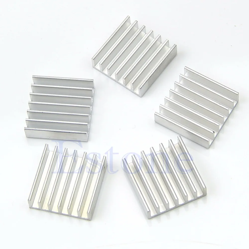 

5 шт./компл. 20*20*6 мм высококачественный алюминиевый теплоотвод для LED Power Memory Chip IC DIY