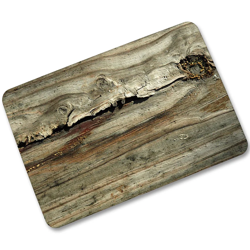 Украшение для дома винтажный полосатый ковер из древесины оригинальный