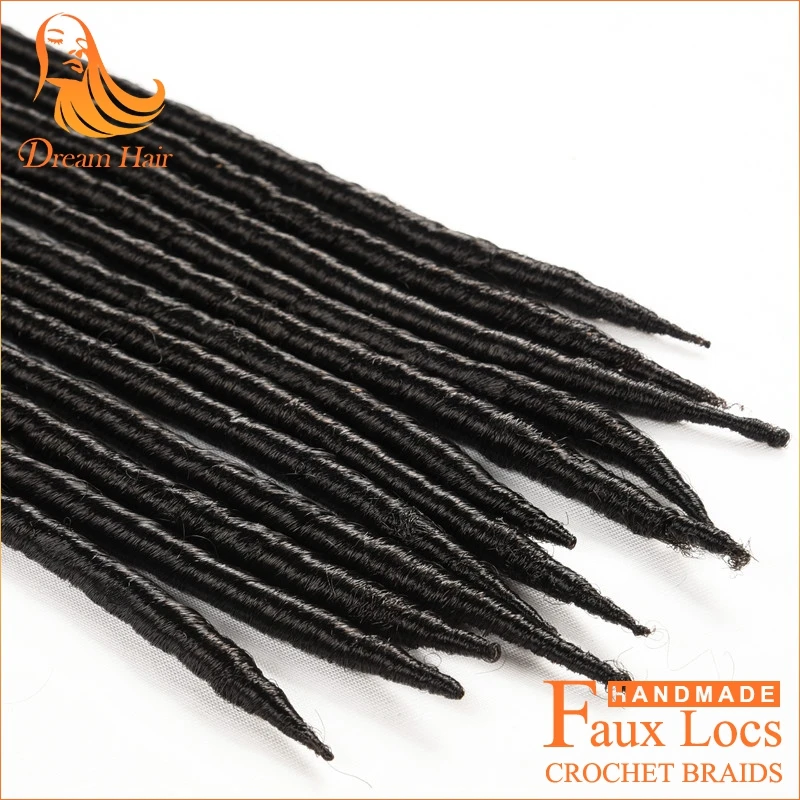 #2 14 inch 24 пряди искусственного locs крючком косы волос связки weave джанет сбора гавана
