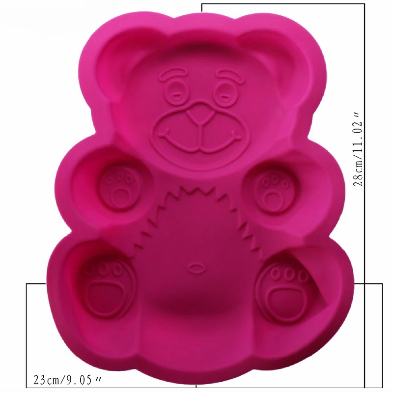 QuickDone медведь Форма силиконовые формы для выпечки лоток декорирования