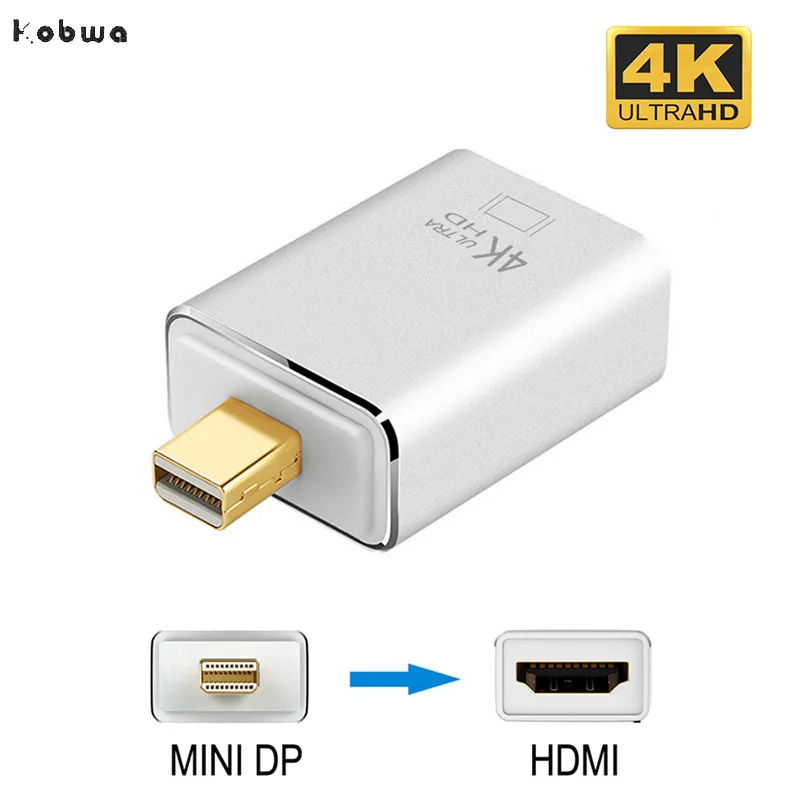 Mini Displayport DP к Hdmi 4K 1080P адаптер Кабо 1 4 кабель Male To Female Thunderbolt конвертер для Macbook Pro Imac
