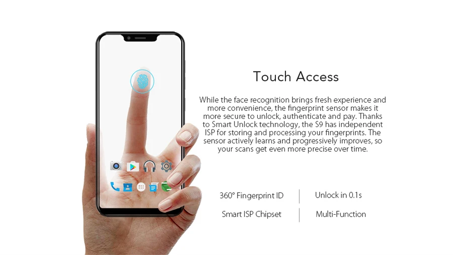 Leagoo S9 4G LTE u-образный мобильный телефон Android 8,1 MTK6750 Восьмиядерный 5,8" HD+ ips 4 Гб ram 32 Гб rom 13,0 МП отпечаток пальца
