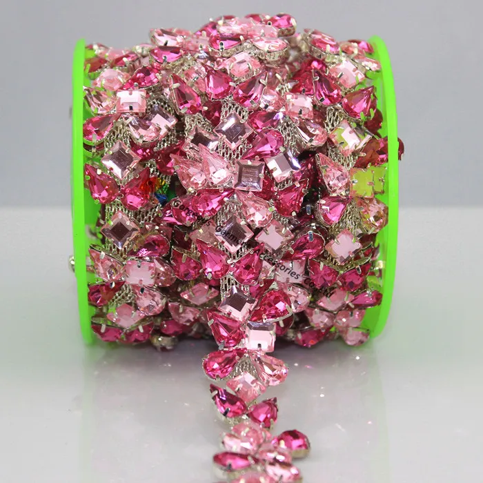 Роскошные розовые акриловые туфли для свадебного костюма украшенные стразами и