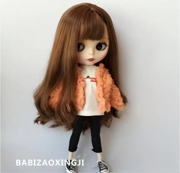 Женская Одежда для кукол 30 см аксессуары Azone 1/6 разноцветное меховое пальто 1 шт. |