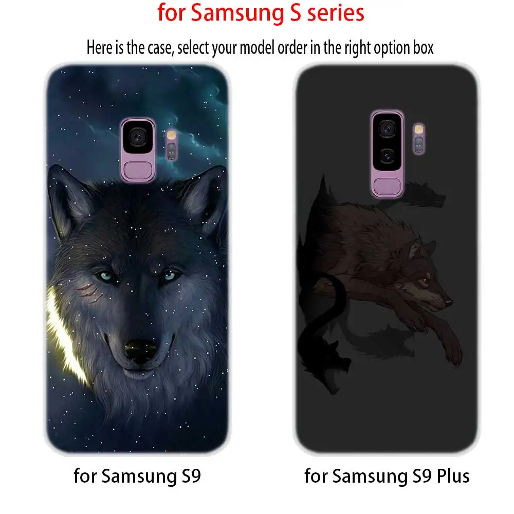 Мягкий силиконовый чехол для Samsung S30 S20 S11 S10 S9 S8 Plus lite 11e 10e Uitra S7Edge гневей кричащий волка|Бамперы| |