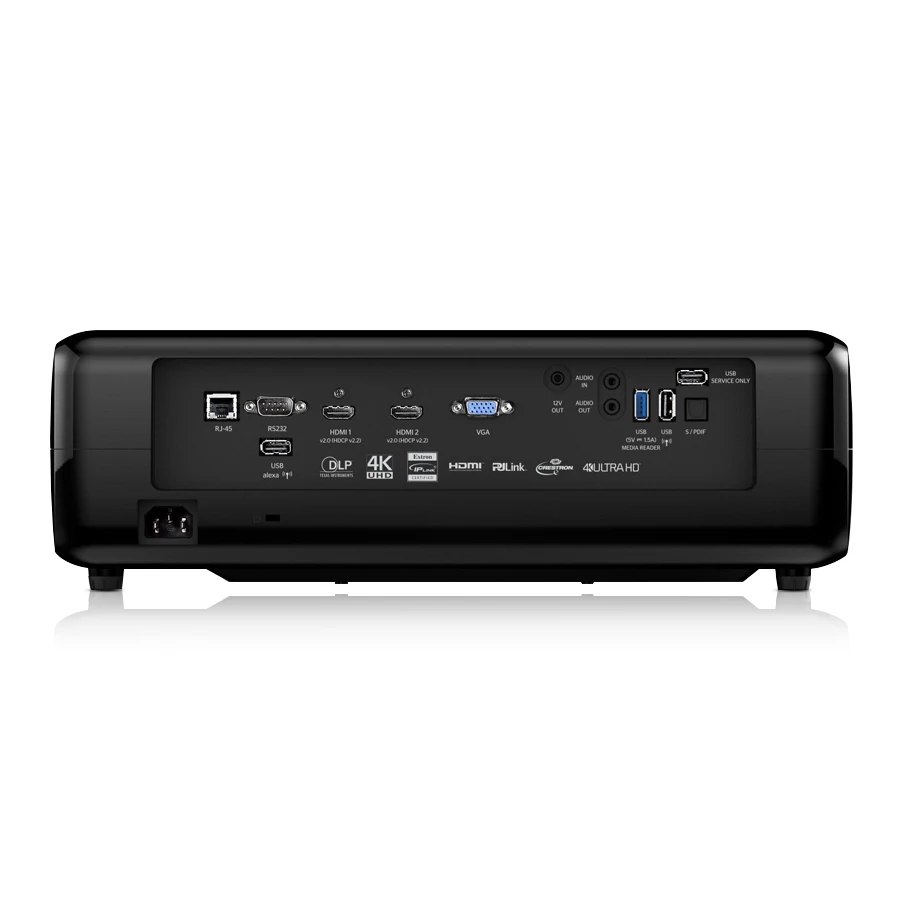 Проектор Optoma UHD588 4K Blu Ray 3D UHD HDR DLP разрешение 3840x2160 3000 люмен светодиодный HDMI USB для