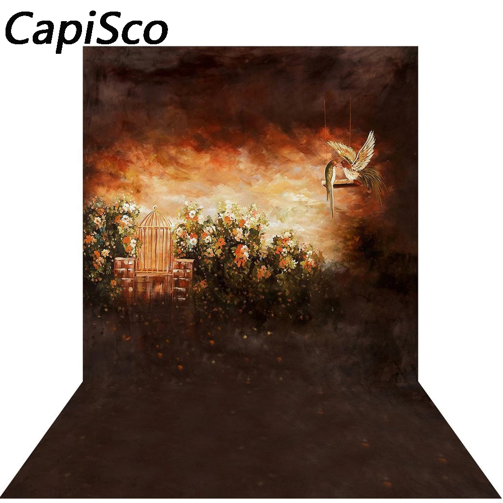 Фантастический фон для фотосъемки с изображением сказочного сада|Фон