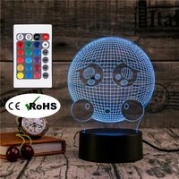 3d led novety lighting creative gift night light table lamp cute expression led home corridor hotel party atmosphere lights
