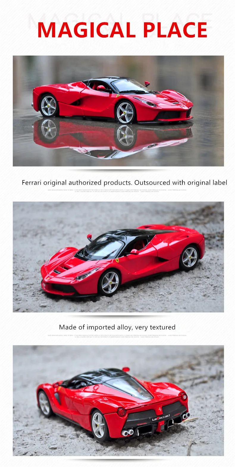 Bburago 1:24 Ferrari 250GT коллекция производитель авторизованный имитационный сплав модель автомобиля украшения Коллекция игрушек инструменты