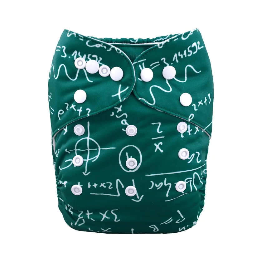 H052 U pick Alvababy моющийся 1 шт тканевый подгузник с 1 шт вставкой из микрофибры многоразовый детский тканевый подгузник для унисекс - Color: H052