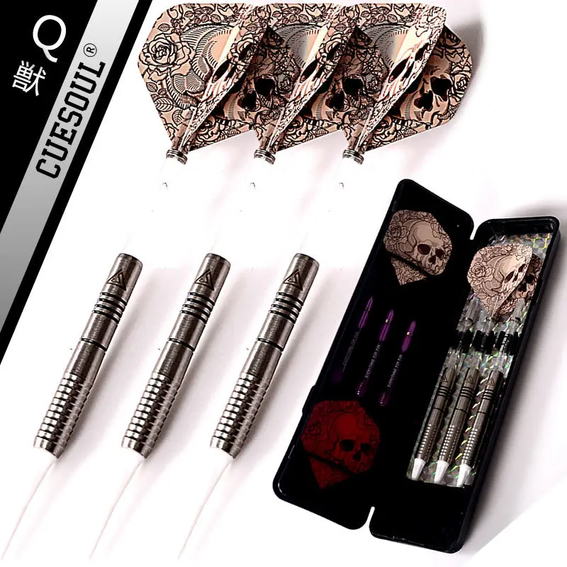 

New CUESOUL 90% Tungsten Darts 18g 14.5cm Darts Professional Game Soft Tip Darts Electronic Darts