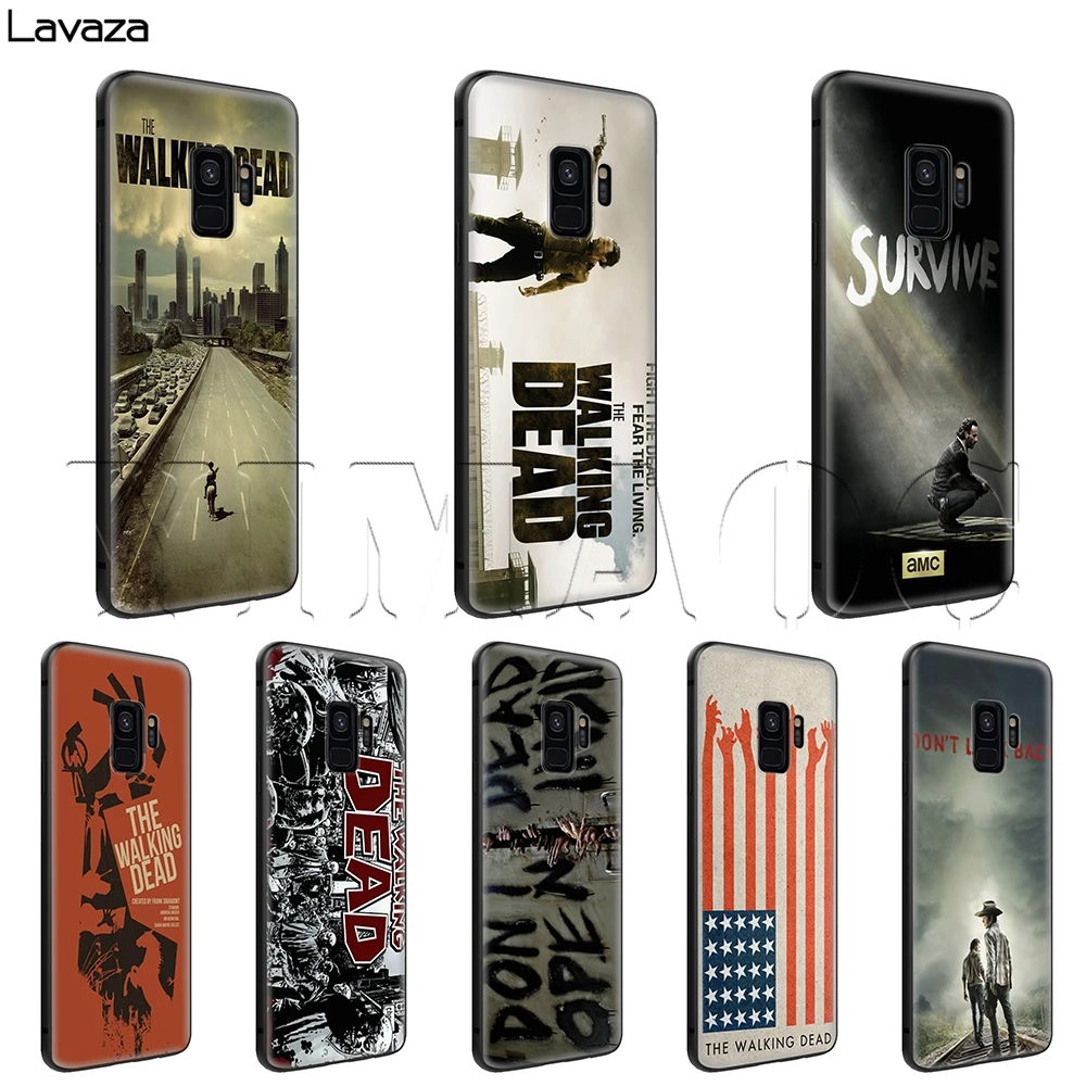 Lavaza с изображениями из сериала Ходячие мертвецы чехол для Samsung Галактики S6 S7 край