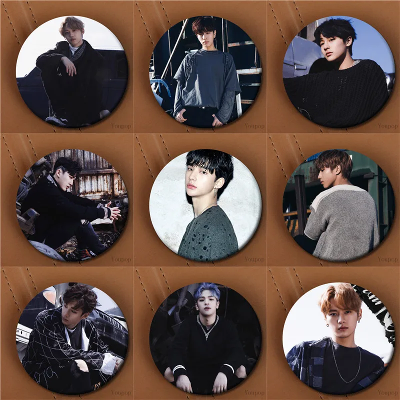 Youpop KPOP бродячий детский альбом I AM NOT StrayKids Феликс BangChan Хан I.N WOOJIN значок с фото булавки броши для одежды шляпа рюкзак