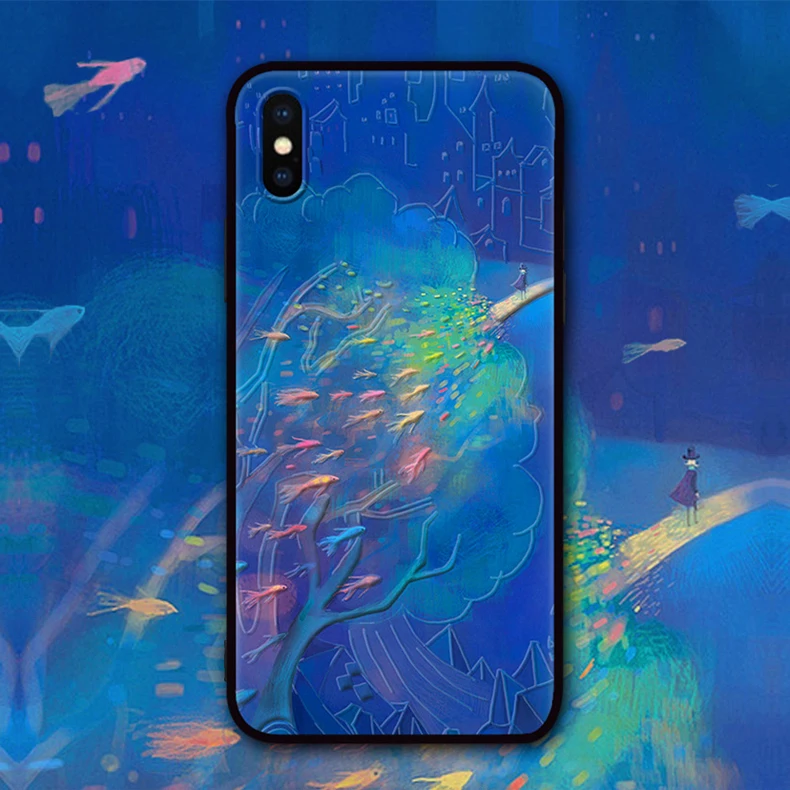 Для samsung A50 A70 A40 A30 A20 A10 чехол КРЫШКА ДЛЯ samsung Galaxy a50 A70 A40 A30 A20 A10 чехол милый цвет: черный, синий Искусство 3d чехол для телефона