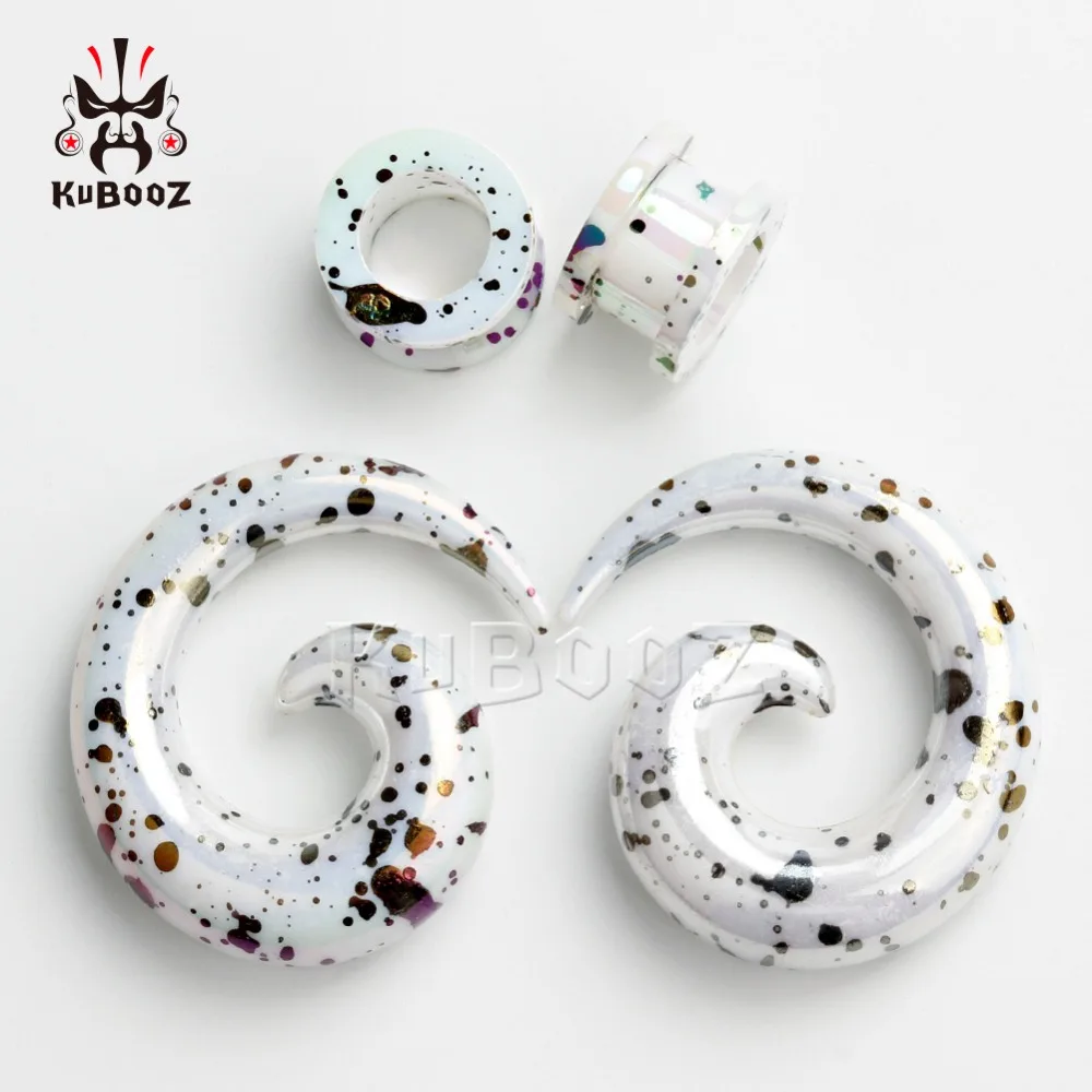 2018 acrylic ear plugs spircel tunnels body jewelry expander earrings matched gauges stretchers pair selling. | Украшения и