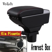 arm rest for kia picanto armrest box central store content storage box center console with cup holder ashtray usb interface