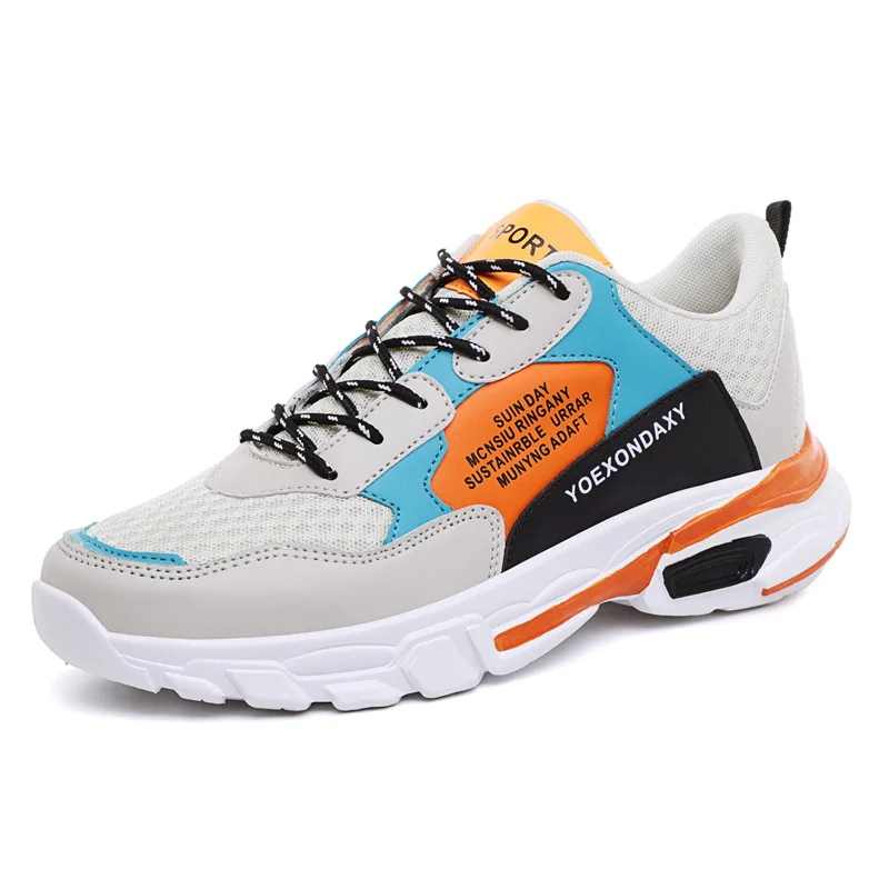 Spring new mesh vulcanized shoes four seasons breathable wear low help hip hop men's sports casual walking | Обувь