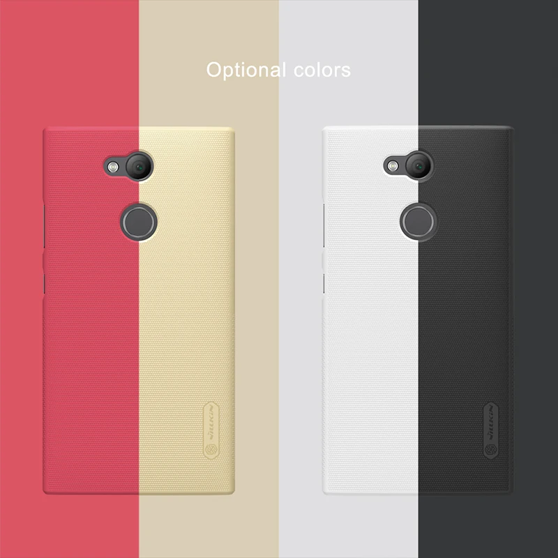 Nillkin простой Чехлы для sony Xperia L2 корпус Пластик твердый переплет сопротивление