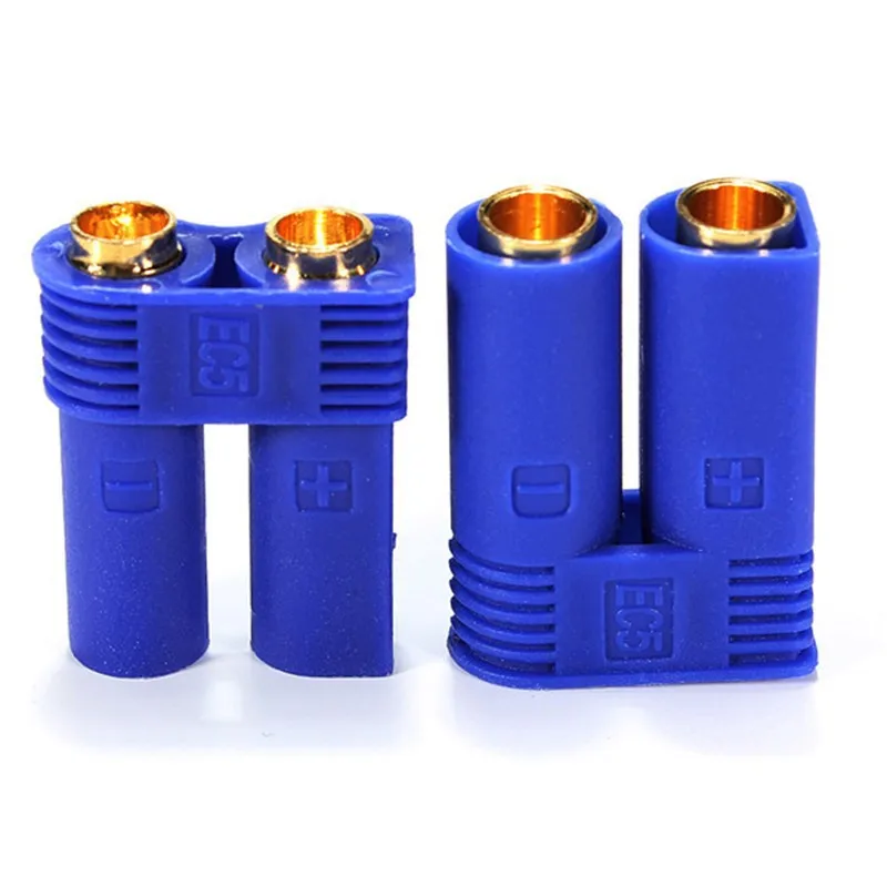 

100 Pairs/lot EC5 4mm Type Battery Connector Gold Bullet Plug Male and Female DZ0102