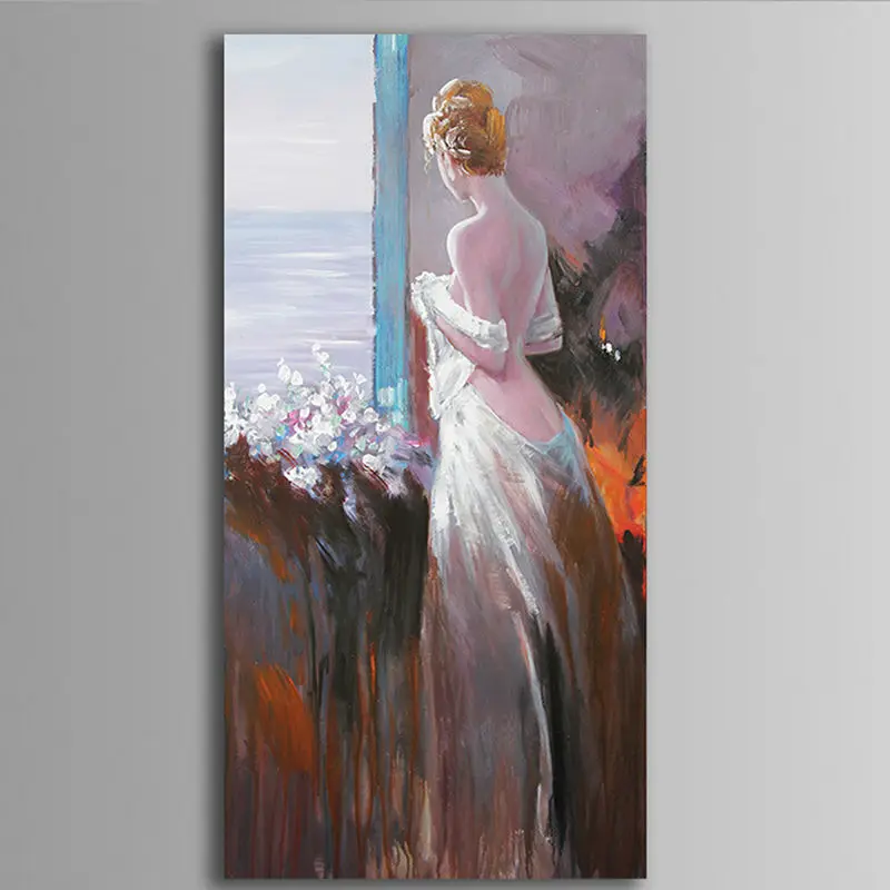 Портретные модные картины ручной работы декоративная картина для спальни боди