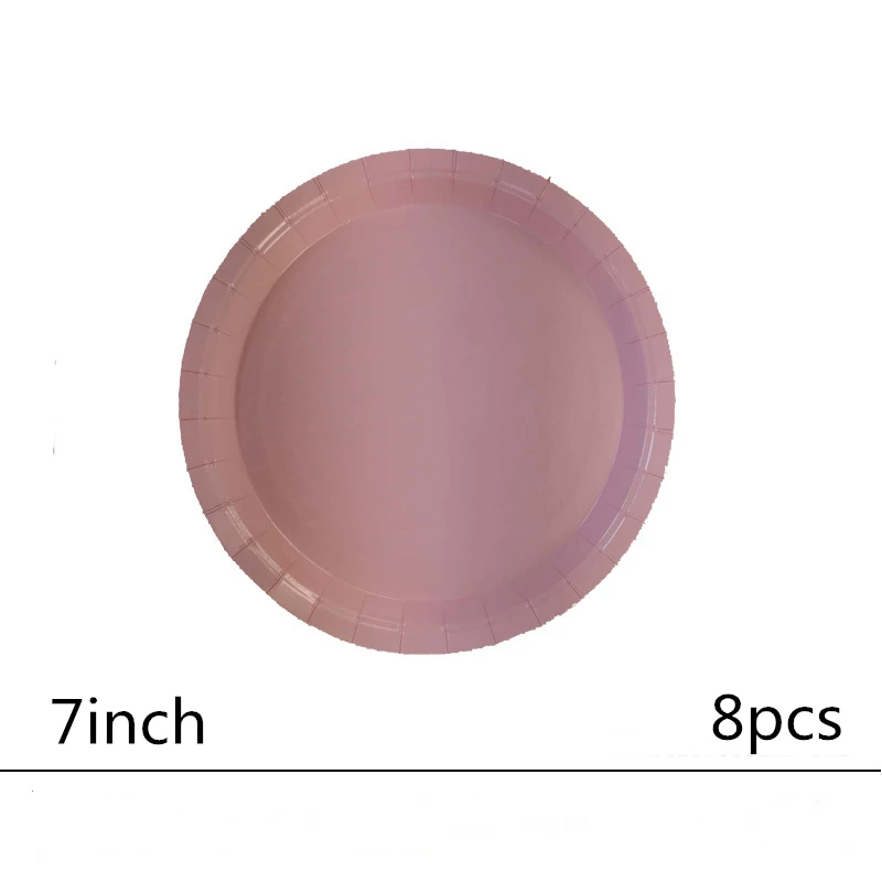 8 шт./компл. одноразовая посуда из желтой бумаги бумажные тарелки на Рождество