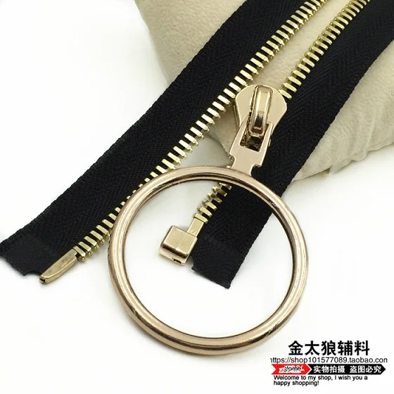 gold tooth 8# медь молния для куртка юбка стоимость сумки 70 см 80 см 100 см open end на молнии черный с черный серебро золото зуба 1 шт./лот - Цвет: gold tooth