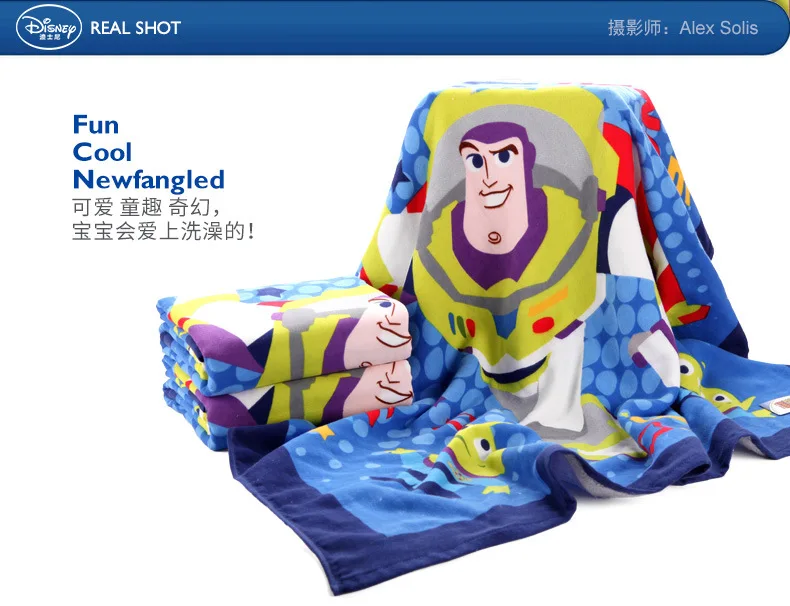 Disney Toy Story Cars мультяшное Марлевое банное полотенце банное освещение Хлопковое полотенце s банное полотенце s детское взрослое супер мягкое быстросохнущее полотенце для кожи