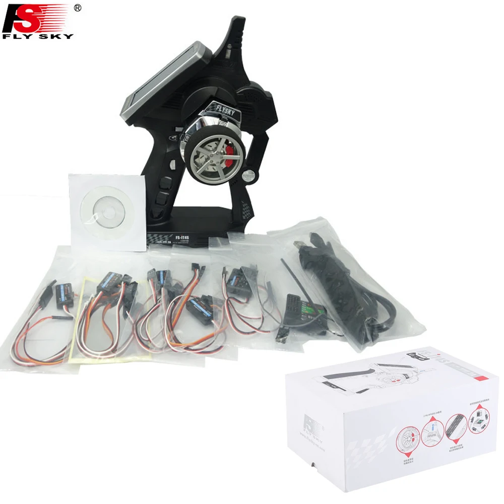 1 шт. Flysky новейший Flysky FS-IT4S AFHDS 2 2,4G 4CH RC пульт дистанционного управления Передатчик с датчиками
