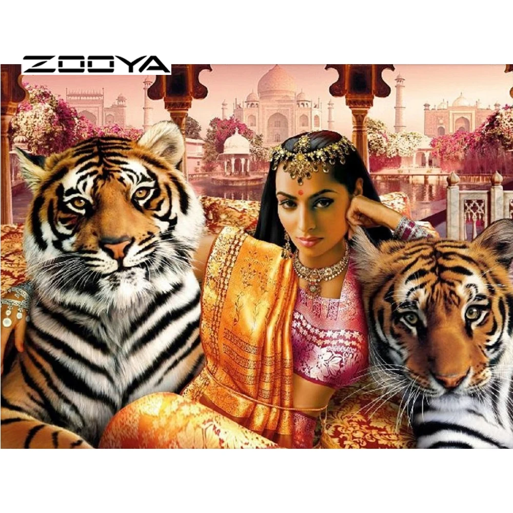 ZOOYA алмазная живопись полная квадратная Алмазная вышивка стразы Рукоделие