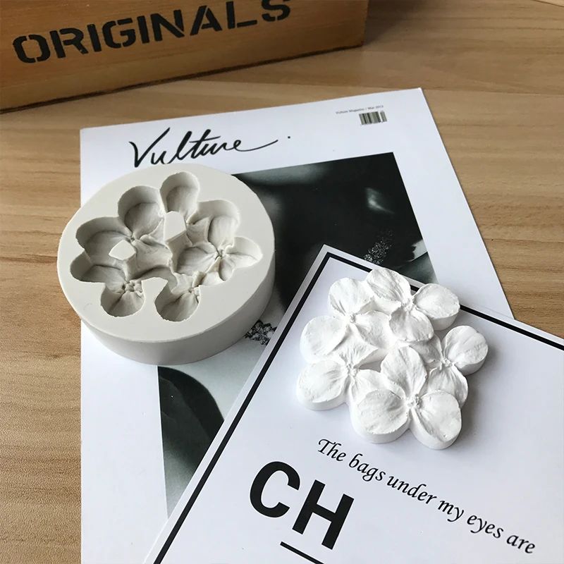 3D силиконовая форма для мыла ручной работы гипсовая формочка цветочной