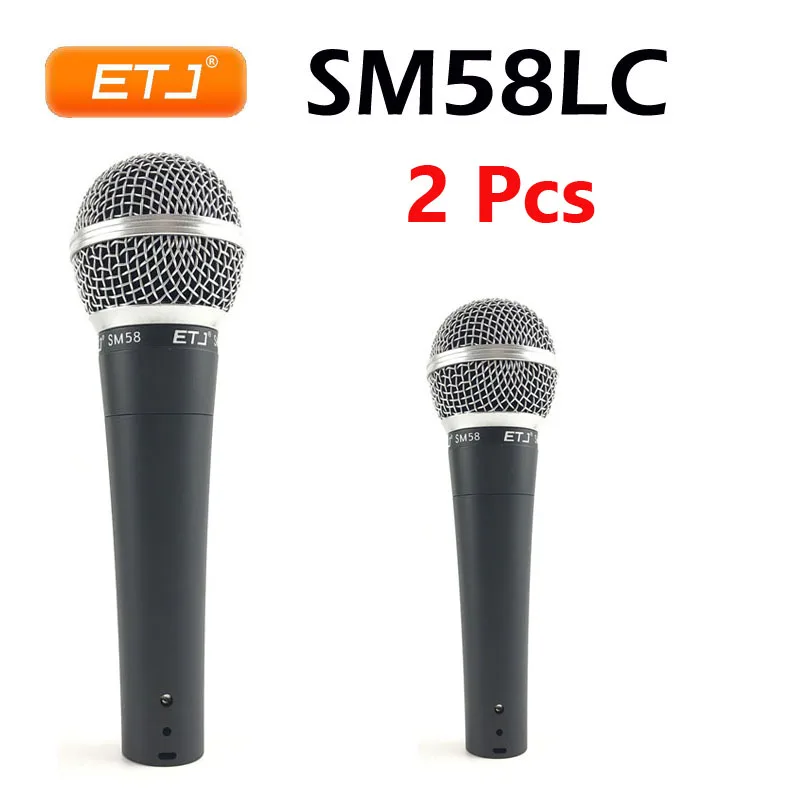 2 предмета из SM 58 Вокальный Микрофон SM58LC Чистый Звук Караоке динамический металлический корпус микрофон ручной микрофон