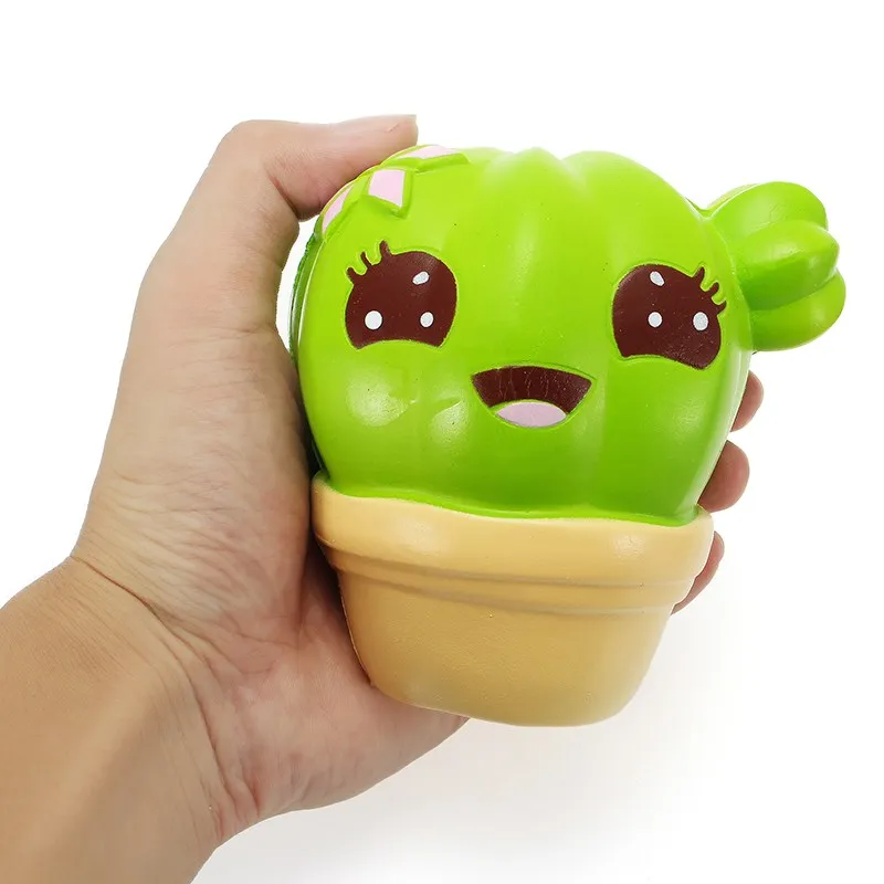 2 цвета Новый Xinda Squishys кактус завод 11 см мягкий медленно растет с упаковочной