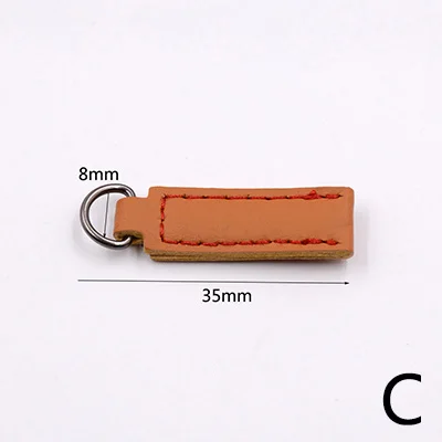 Meetee 10 шт. 20-40 мм кожаный молния головной ползунок Съемник DIY сумка Украшение Подвеска для застежки-молнии ручной работы аксессуары для одежды BD507