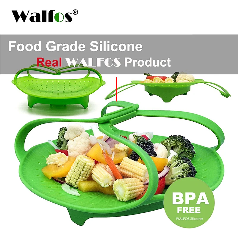 WALFOS микроволновый силиконовый отпариватель для овощей пищевой кухонный