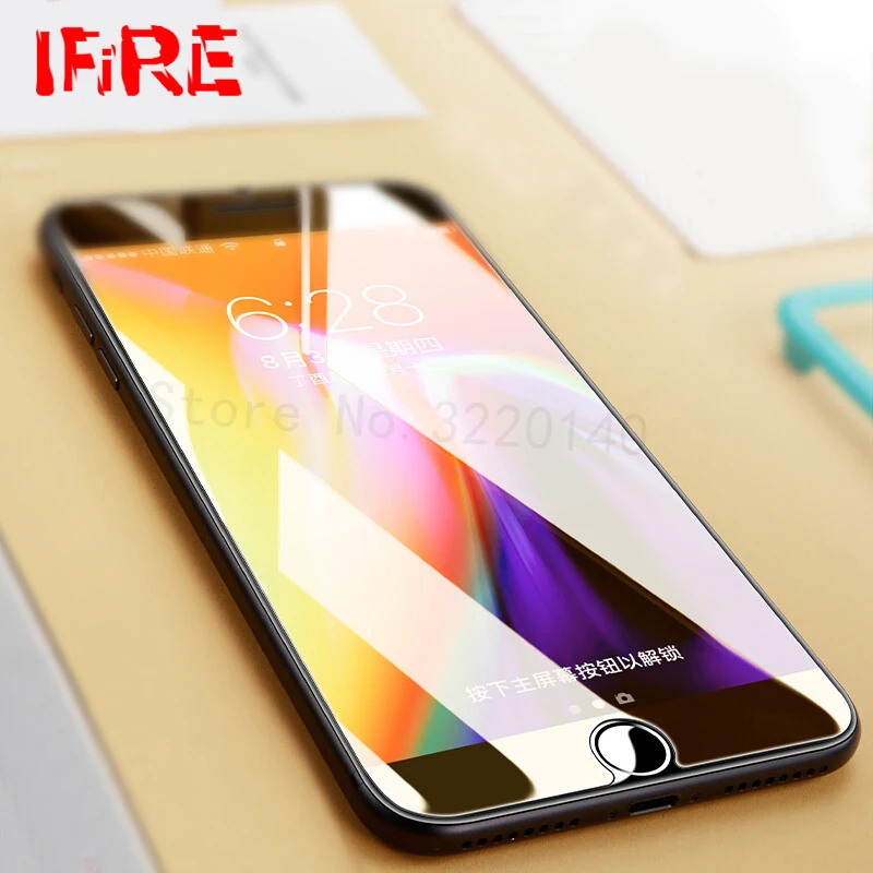 0 26 мм 9H Премиум Закаленное стекло для iphone X 8 7 6 6s Plus 2.5D Защитное 5 SE Стекло|tempered