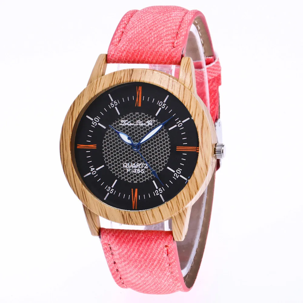 Природа деревянные часы минималистичные часы Bamboo джинсовые Модные женские дизайнерские часы Элитный бренд известный Montre Femme A40