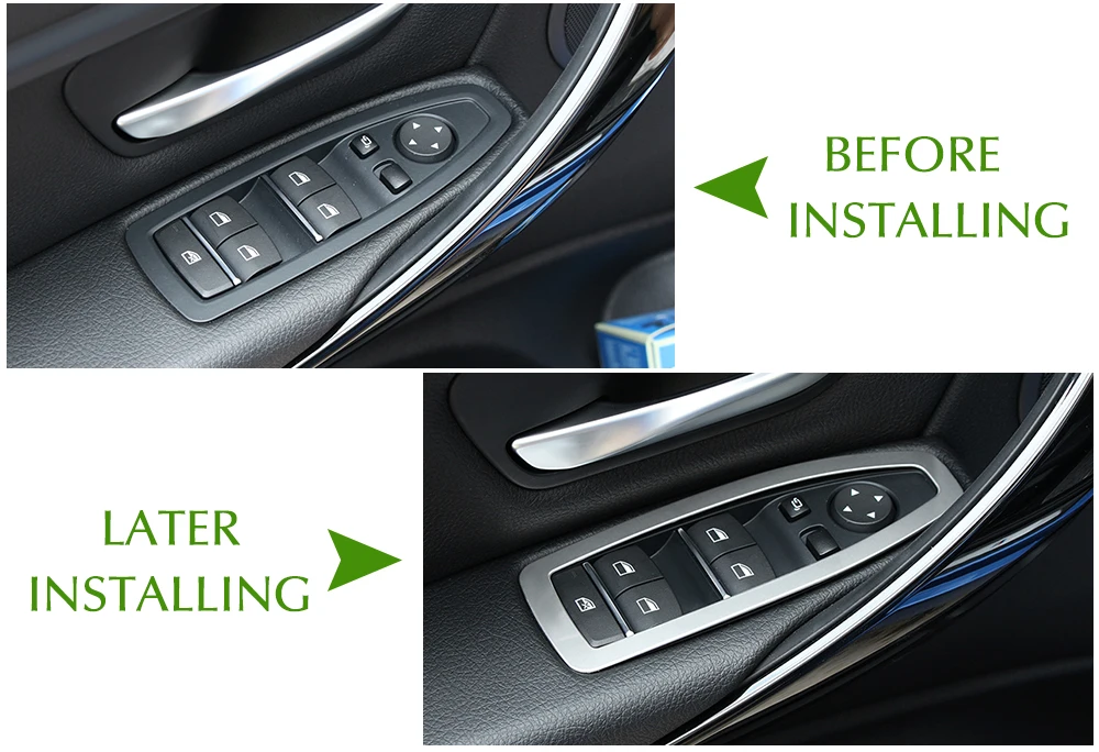 Стайлинг автомобиля внутренняя панель из нержавеющей стали для дверных и