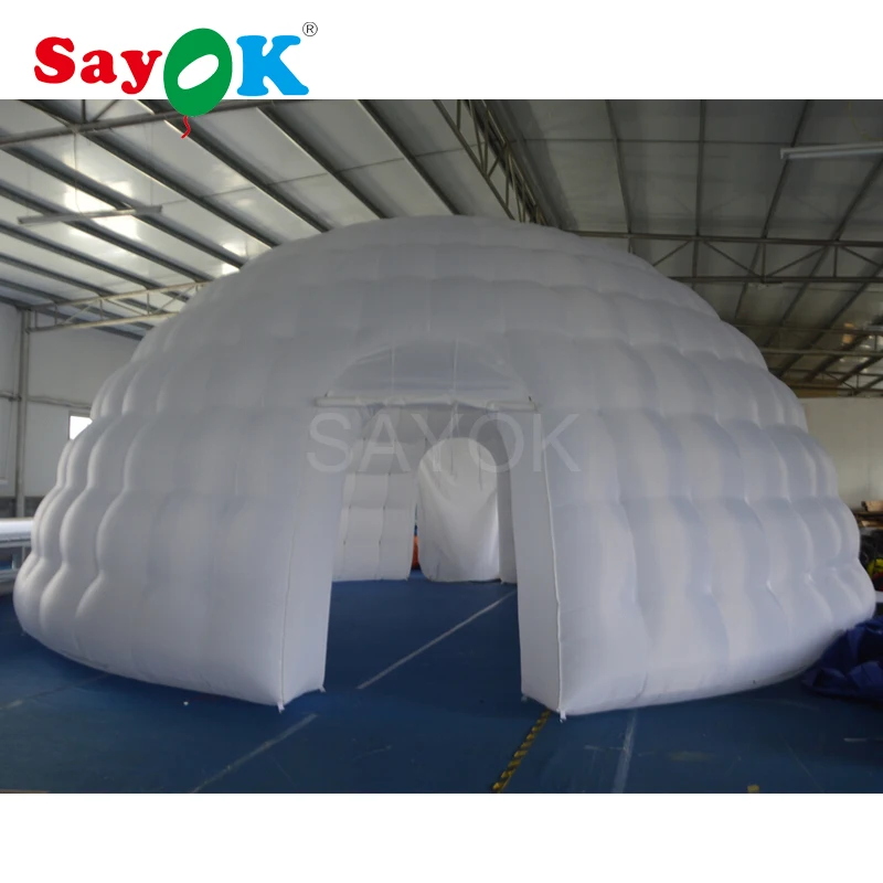 8 м большой надувной купол палатки Надувные Igloo палатки надувные вечерние палатки надувные события Свадебные Палатки