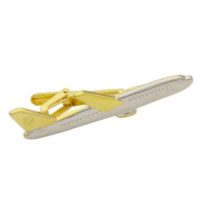 Lychee 1 шт. сплав Мужской зажим для галстука милый пароход дельфин самолет посуда