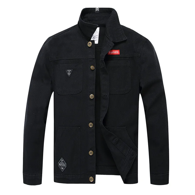 Idopy Для мужчин джинсовая куртка с камуфляжным принтом Slim Fit камуфляжная кепка