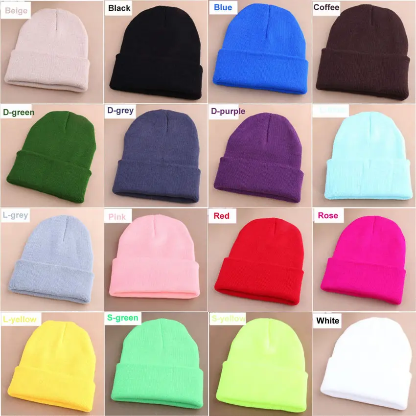 28 цветов мужская мужчины женщины теплый манжеты обычная вязать лыж лонг череп