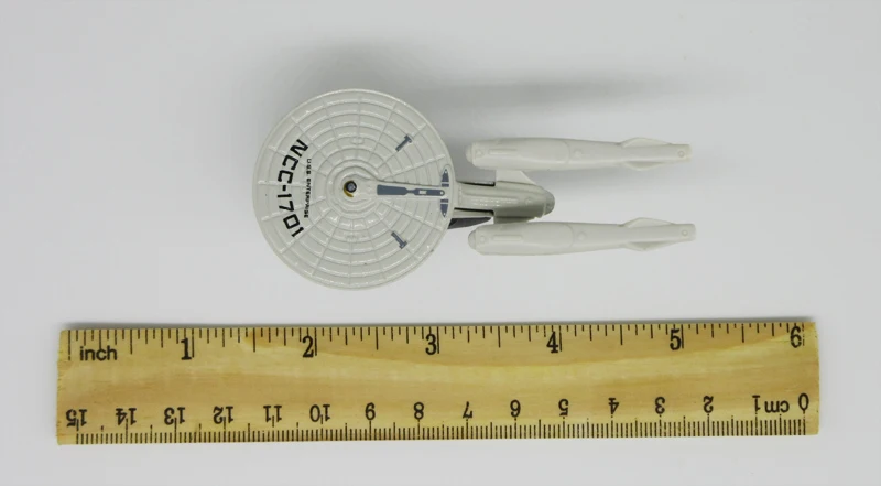 Мини Классический звездолет USS Энтерпрайз NCC 1701 украшение игрушка фигурка Звездного Флота научная фантастика космический корабль металлическая пластиковая модель