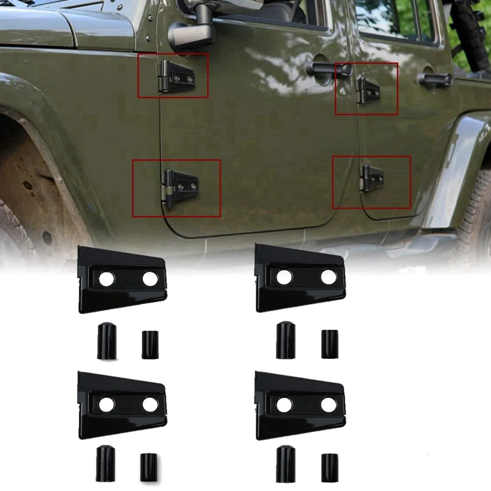 Для Jeep Unlimited автомобильные дверные петли аксессуары черный цвет 2/4 дюйма защитная